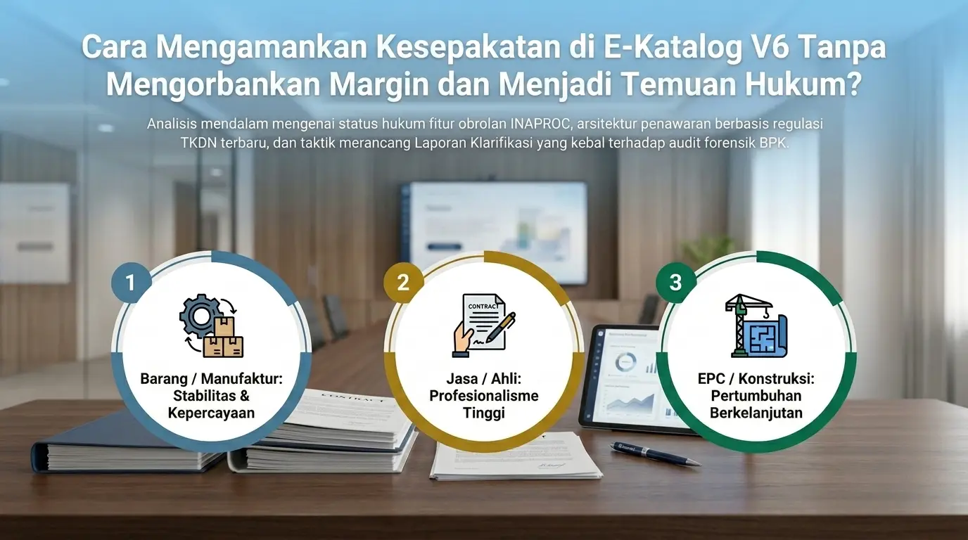 Bagaimana Mengamankan Kesepakatan di E-Katalog V6 Tanpa Mengorbankan Margin dan Menjadi Temuan Hukum