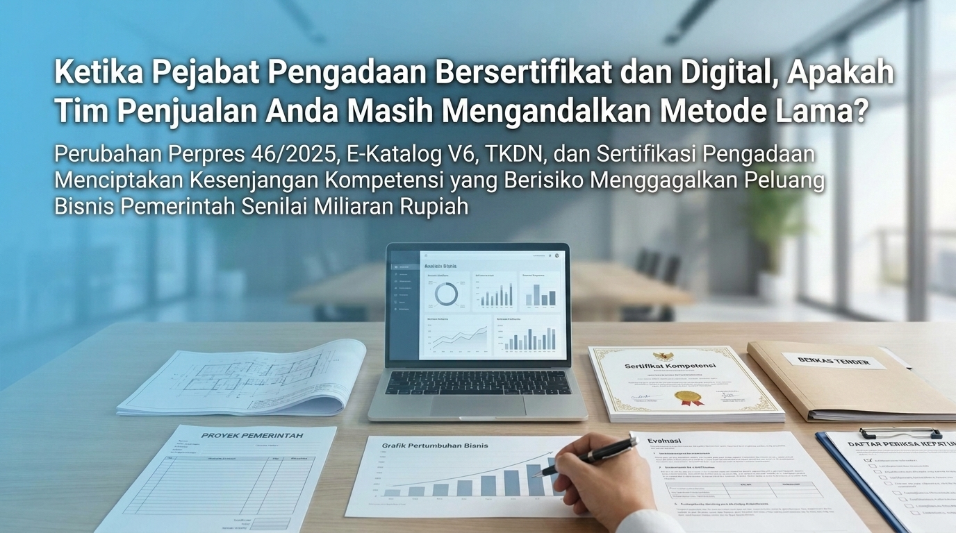 Ketika Pejabat Pengadaan Sudah Bersertifikat dan Digital, Apakah Tim Sales Anda Masih Mengandalkan Cara Lama